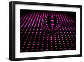 Neon Ball in Pink-Heidi Westum-Framed Photographic Print