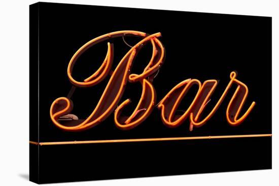 Neon Bar Sign-Mr Doomits-Stretched Canvas