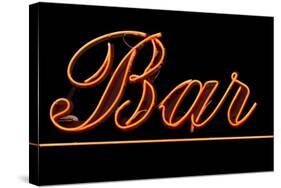 Neon Bar Sign-Mr Doomits-Stretched Canvas