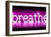 Neon Breathe PB-Hailey Carr-Framed Art Print