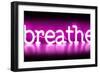 Neon Breathe PB-Hailey Carr-Framed Art Print