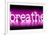 Neon Breathe PB-Hailey Carr-Framed Art Print