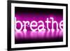 Neon Breathe PB-Hailey Carr-Framed Art Print