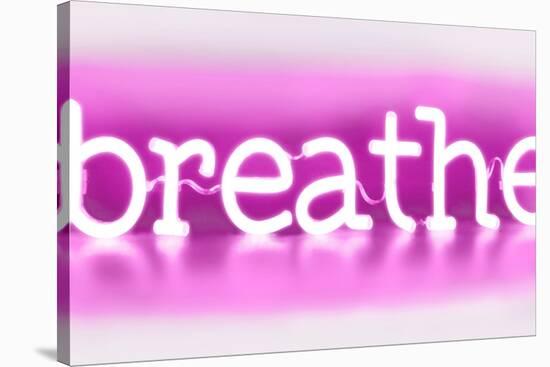 Neon Breathe PW-Hailey Carr-Stretched Canvas