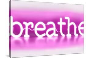 Neon Breathe PW-Hailey Carr-Stretched Canvas