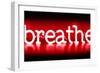 Neon Breathe RB-Hailey Carr-Framed Art Print