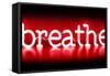 Neon Breathe RB-Hailey Carr-Framed Stretched Canvas