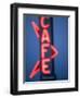 Neon Cafe Sign at Dusk, Arco, Idaho, Usa-Paul Souders-Framed Premium Photographic Print