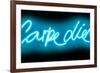 Neon Carpe Diem AB-Hailey Carr-Framed Art Print