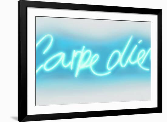 Neon Carpe Diem AW-Hailey Carr-Framed Art Print