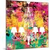 Neon Chandelier I-Miranda York-Mounted Premium Giclee Print