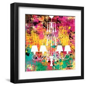 Neon Chandelier I-Miranda York-Framed Art Print