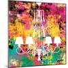 Neon Chandelier I-Miranda York-Mounted Art Print