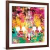 Neon Chandelier I-Miranda York-Framed Art Print