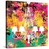 Neon Chandelier I-Miranda York-Stretched Canvas