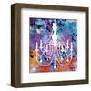 Neon Chandelier II-Miranda York-Framed Art Print