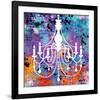 Neon Chandelier II-Miranda York-Framed Art Print