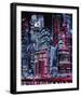 Neon City – Dash-Justin Park-Framed Giclee Print