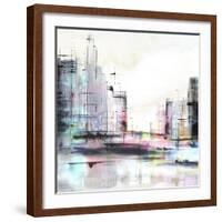 Neon City-PI Studio-Framed Art Print