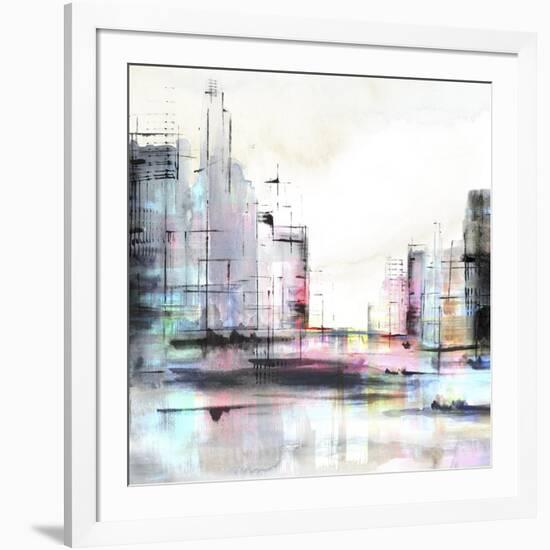 Neon City-PI Studio-Framed Art Print