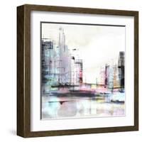 Neon City-PI Studio-Framed Art Print