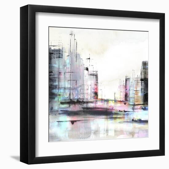 Neon City-PI Studio-Framed Art Print