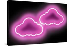 Neon Clouds PB-Hailey Carr-Stretched Canvas