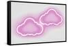 Neon Clouds PW-Hailey Carr-Framed Stretched Canvas