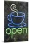 Neon coffee shop sign-Natalie Tepper-Mounted Photo