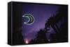 Neon Crescent Moon Above Pharmacy-Paul Souders-Framed Stretched Canvas