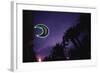 Neon Crescent Moon Above Pharmacy-Paul Souders-Framed Photographic Print