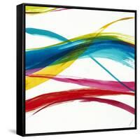 Neon Currents III-Liz Jardine-Framed Stretched Canvas