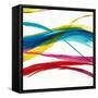 Neon Currents III-Liz Jardine-Framed Stretched Canvas