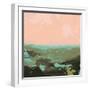 Neon Expanse I-Jacob Green-Framed Art Print