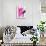 Neon Flamingos I-Jennifer Paxton Parker-Mounted Art Print displayed on a wall