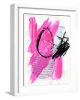 Neon Flamingos I-Jennifer Paxton Parker-Framed Art Print