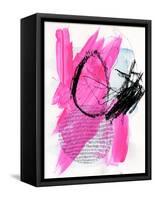 Neon Flamingos I-Jennifer Paxton Parker-Framed Stretched Canvas