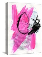 Neon Flamingos I-Jennifer Paxton Parker-Stretched Canvas