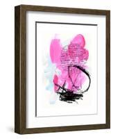 Neon Flamingos II-Jennifer Paxton Parker-Framed Art Print