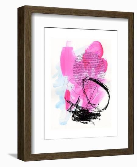 Neon Flamingos II-Jennifer Paxton Parker-Framed Art Print