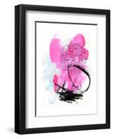 Neon Flamingos II-Jennifer Paxton Parker-Framed Art Print