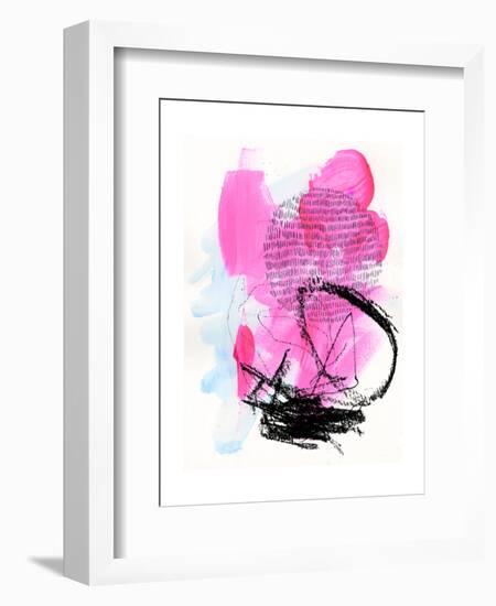 Neon Flamingos II-Jennifer Paxton Parker-Framed Art Print