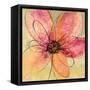 Neon Floral III-Silvia Vassileva-Framed Stretched Canvas