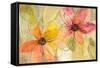 Neon Floral V2-Silvia Vassileva-Framed Stretched Canvas