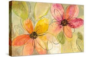 Neon Floral V2-Silvia Vassileva-Stretched Canvas