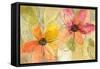 Neon Floral V2-Silvia Vassileva-Framed Stretched Canvas