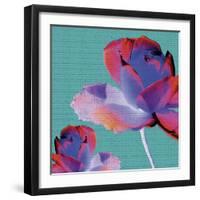 Neon Flower-Malcolm Sanders-Framed Giclee Print