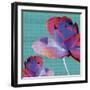 Neon Flower-Malcolm Sanders-Framed Giclee Print