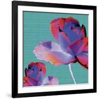 Neon Flower-Malcolm Sanders-Framed Giclee Print