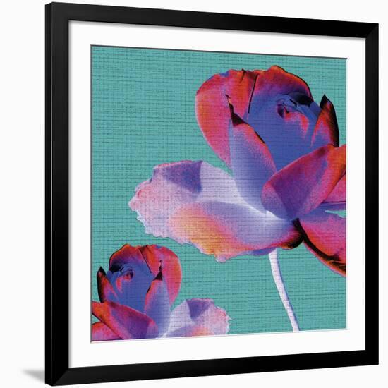 Neon Flower-Malcolm Sanders-Framed Giclee Print